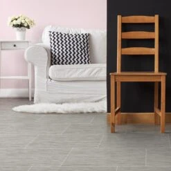 Congoleum AirStep Plus Linea 12-ft W Cut-to-Length Borderline Stone Look Low-Gloss Finish Sheet Vinyl