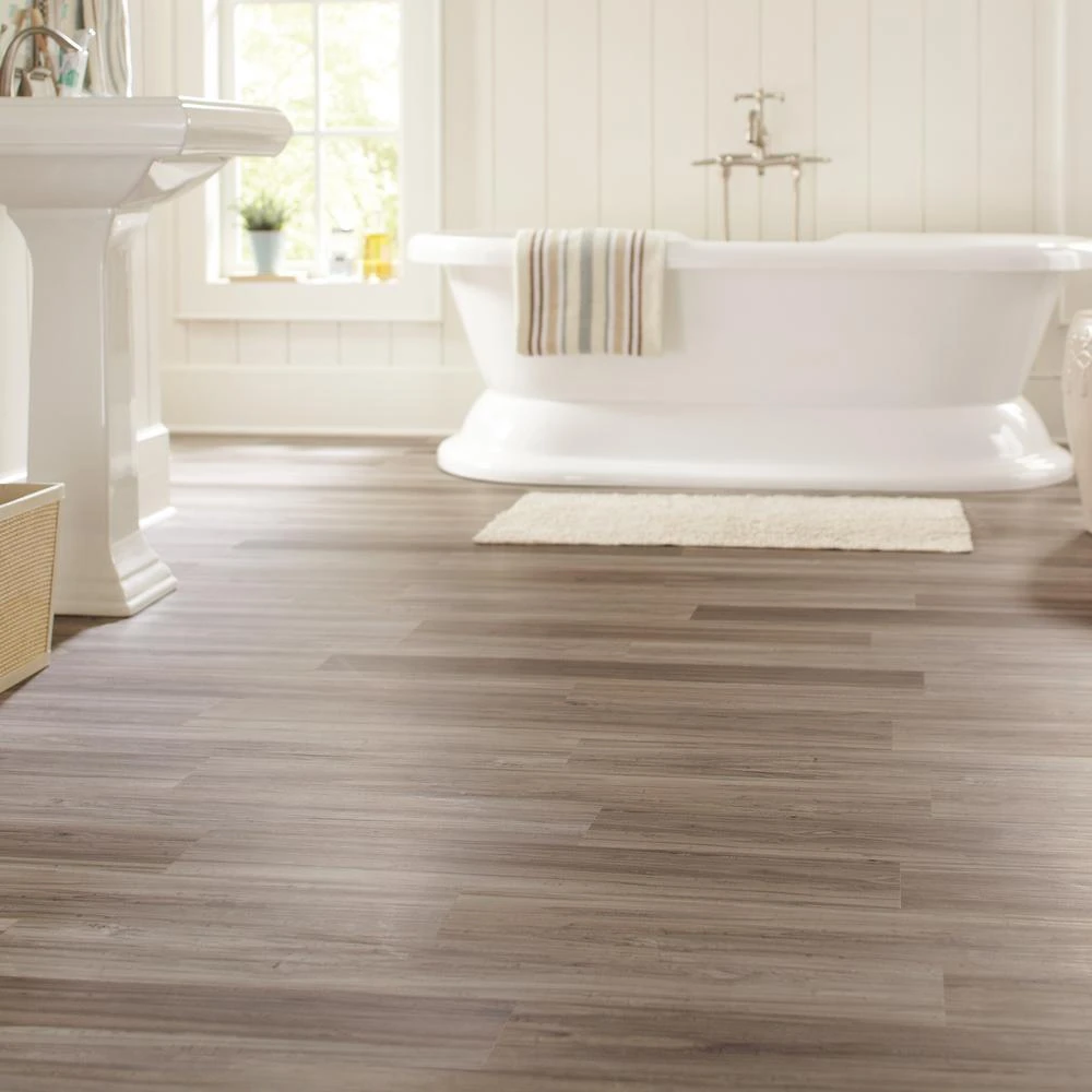 TrafficMaster Dove Maple 6 In. W X 36 In. L Luxury Vinyl Plank Flooring (24 Sq. Ft. / Case) 2 TrafficMaster Dove Maple 6 In. W X 36 In. L Luxury Vinyl Plank Flooring (24 Sq. Ft. / Case) - Image 2