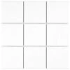 Merola Tile Twist Square White Ice 11-3/4 In. X 11-3/4 In. Ceramic Mosaic (9.79 Sq. Ft. /Case)