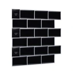 Subway Black 12 In. W X 12 In. H Peel And Stick Decorative Mosaic Wall Tile Backsplash (5 Tiles) -Flooring Store 0fb697d131f685948eab742b95a4fa81 774d0356 9d49 4eaf 9e66 6e05fc377759 1800x1800