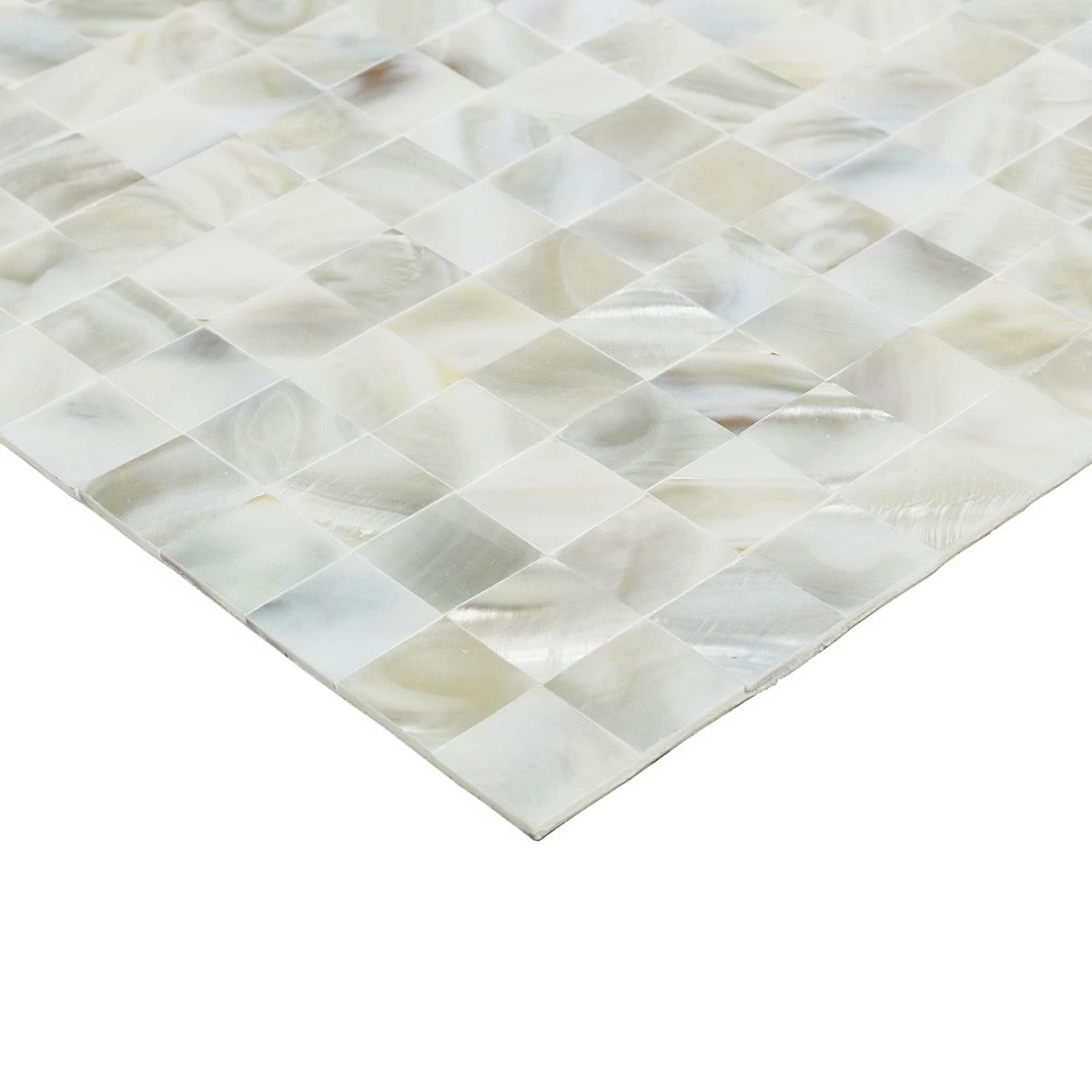 Bond Tile Easy Luxe Mother Of Pearl Square 11.81 In. X 11.81 In. Peel And Stick Tile (0.96 Sq. Ft. / Sheet) 7 Bond Tile Easy Luxe Mother Of Pearl Square 11.81 In. X 11.81 In. Peel And Stick Tile (0.96 Sq. Ft. / Sheet) - Image 7