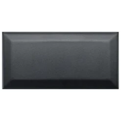 Merola Tile Crown Heights Beveled 3 In. X 6 In. Matte Black Ceramic Wall Tile (6.03 Sq. Ft. /Case) -Flooring Store 1125c516e89a3047907bf620fd524639 1800x1800