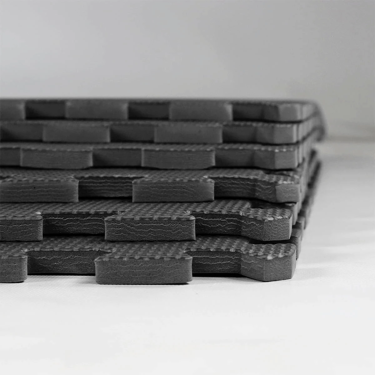 Xspec 3/8" Thick 100 Sq Ft EVA Foam Floor Exercise Gym Mats 25 Pcs, Black | 1 YEAR LIMITED WARRANTY 4 Xspec 3/8" Thick 100 Sq Ft EVA Foam Floor Exercise Gym Mats 25 Pcs, Black | 1 YEAR LIMITED WARRANTY - Image 4