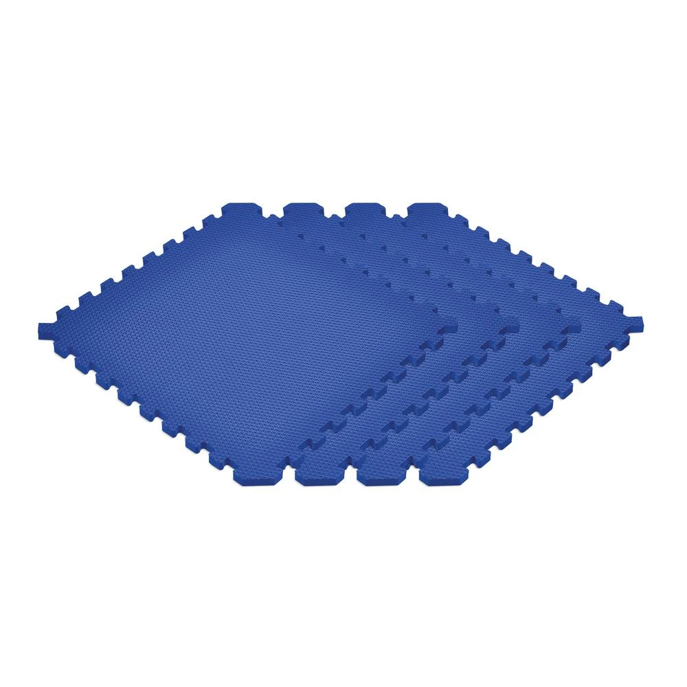 Norsk Blue 24 In. X 24 In. X 0.79 In. Foam Interlocking Reversible Mat (4-Pack) 1 Norsk Blue 24 In. X 24 In. X 0.79 In. Foam Interlocking Reversible Mat (4-Pack)