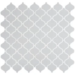 MSI Retro Gray Arabesque 13.19 In. X 11.22 In. X 6mm Glossy Porcelain Mesh-Mounted Mosaic Tile (10.95 Sq. Ft. / Case) -Flooring Store 14613328d04876f2d8cbdea4bd9a8550 1800x1800