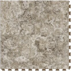 Perfection Floor Tile Breccia Collection Breccia Machiato/Satin 20-in X 20-in Water Resistant Interlocking Luxury Flooring (16.7-sq Ft) -Flooring Store 14863944 9c97a1c4 6b52 43b9 9a97 7193768873d1 1800x1800