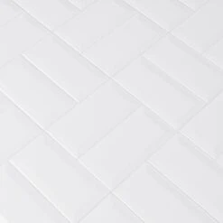MSI Beveled 3 In. X 6 In. Glossy Ceramic White Subway Tile (1 Sq. Ft. / Case) -Flooring Store 17384c5acf8c71bab5fa709560c173c2 1800x1800