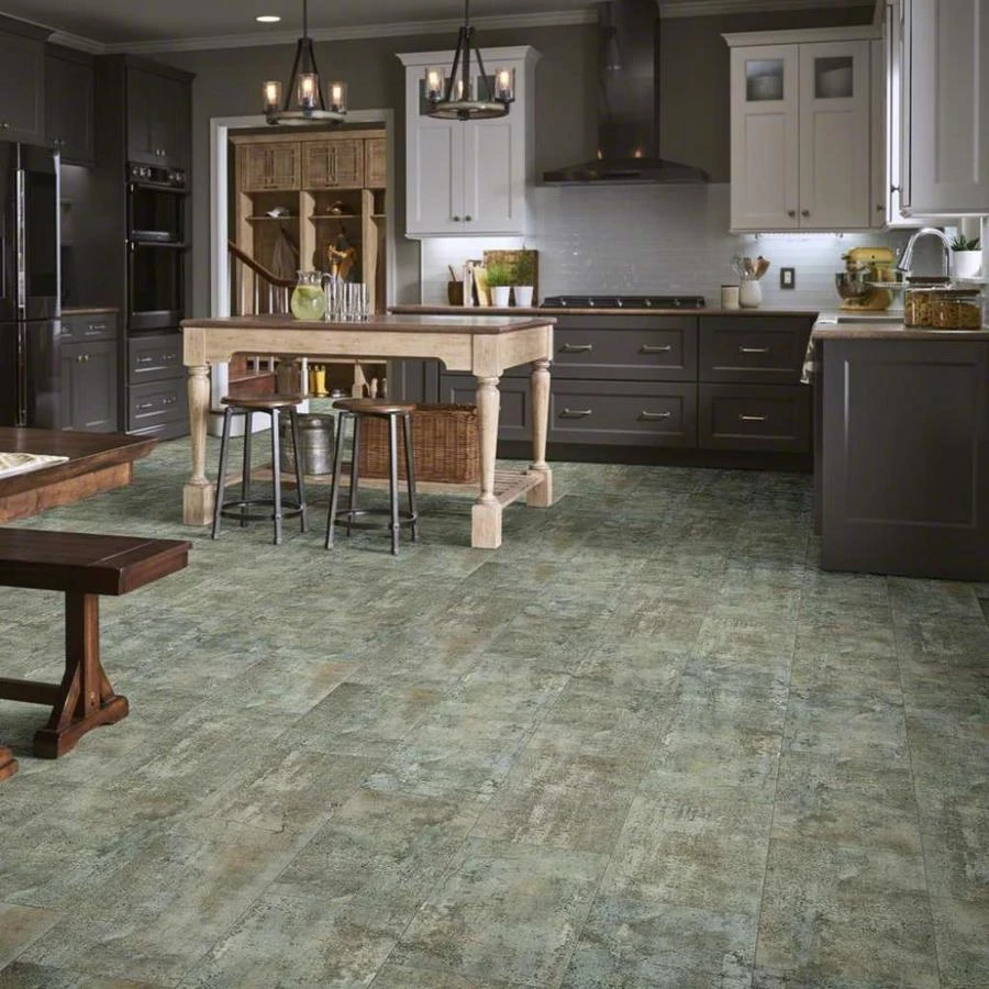 Shaw 8-Piece 12-in X 24-in Granite Interlocking Vinyl Tile 3 Shaw 8-Piece 12-in X 24-in Granite Interlocking Vinyl Tile - Image 3