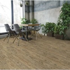 SMARTCORE Pro 7-Piece 7.08-in X 48.03-in Mocha Walnut Luxury Vinyl Plank Flooring