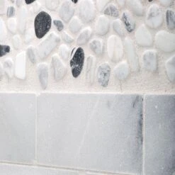 Jeffrey Court Carrara River Rocks 11.625 In. X 11.625 In. X 10.5 Mm Marble Mosaic Floor And Wall Tile 9 Jeffrey Court Carrara River Rocks 11.625 In. X 11.625 In. X 10.5 Mm Marble Mosaic Floor And Wall Tile -Flooring Store 198b93c0360adfff9308723b70b39119 1800x1800