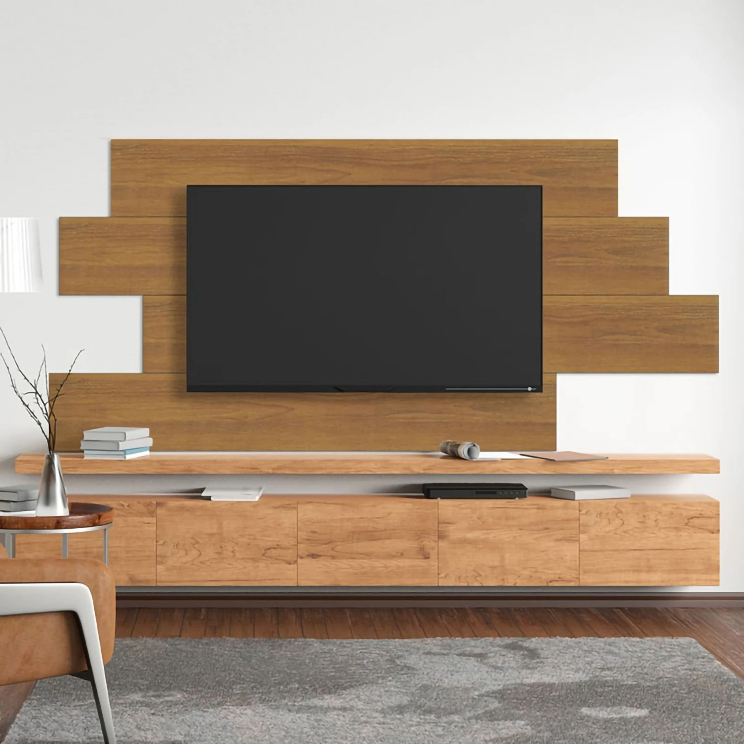 Self Adhesive Vinyl Floor Tiles Waterproof Stain Resistant Wall Tile , 118''x7.87" 6 Self Adhesive Vinyl Floor Tiles Waterproof Stain Resistant Wall Tile , 118''x7.87" - Image 6