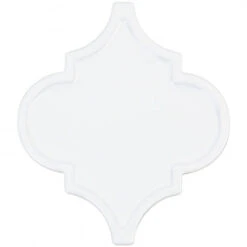 Bond Tile Roma White 6.25 In. X 7.25 In. Ceramic Arabesque Wall Tile (30 Pieces 4.84 Sq. Ft. / Box) -Flooring Store 210f271d ee93 412b a7c3 7faf73f12939.716ec19f8157643c2300d7581a86d183 1800x1800