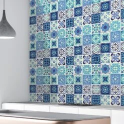 Walplus Peel And Stick Wall Tile Sticker Kitchen Bathroom Backsplash Splashback Tile Paint Stick On Tile Daliah Blue And Turquoise Mediterranean 9 Walplus Peel And Stick Wall Tile Sticker Kitchen Bathroom Backsplash Splashback Tile Paint Stick On Tile Daliah Blue And Turquoise Mediterranean -Flooring Store 25177095 2e3c 404a b561 65f0bea34190.31d70a19082e7749528886b0af95b98e 1800x1800