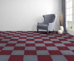 Achim Nexus Self Adhesive Carpet Floor Tile - 12 Inches X 12 Inches, Burgundy, Pack Of 12 Tiles -Flooring Store 29bd1082 ced9 407e b2a1 a81d26033f86 3.981a9b1cc509ca88922f03ed14d66476 1800x1800