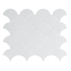 MSI Retro Gray Scallop 13.19 In. X 11.22 In. X 6mm Glossy Porcelain Mesh-Mounted Mosaic Tile (13.65 Sq. Ft. / Case) -Flooring Store 2b9b764816d9c338910e32d6572e0fba 1800x1800