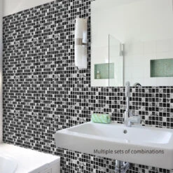 UKAP 10Pcs Mosaic Pattern Waterproof Wall Tile Stickers Peel And Stick Tile Kitchen Backsplash Wallpaper Sticker 15x15cm/20x20cm 16 UKAP 10Pcs Mosaic Pattern Waterproof Wall Tile Stickers Peel And Stick Tile Kitchen Backsplash Wallpaper Sticker 15x15cm/20x20cm -Flooring Store 2c2257c9 373a 4414 af1c dc5f8c653cf5 1.c11852c9a1dcc55ee3bd29486ed20099 1800x1800