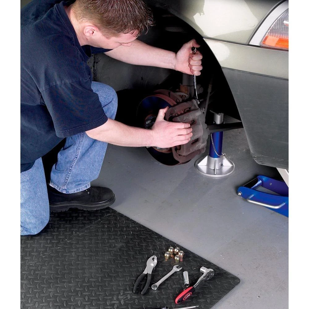 Zimtown 42 Pcs Interlocking Foam Floor Tiles, 168Sq Eva Black Puzzle Exercise Mat, Protective Flooring Pad Gym Equipment Cushion, For Exercising, Yoga, Kids, Babies, Playroom, Camping 8 Zimtown 42 Pcs Interlocking Foam Floor Tiles, 168Sq Eva Black Puzzle Exercise Mat, Protective Flooring Pad Gym Equipment Cushion, For Exercising, Yoga, Kids, Babies, Playroom, Camping - Image 8