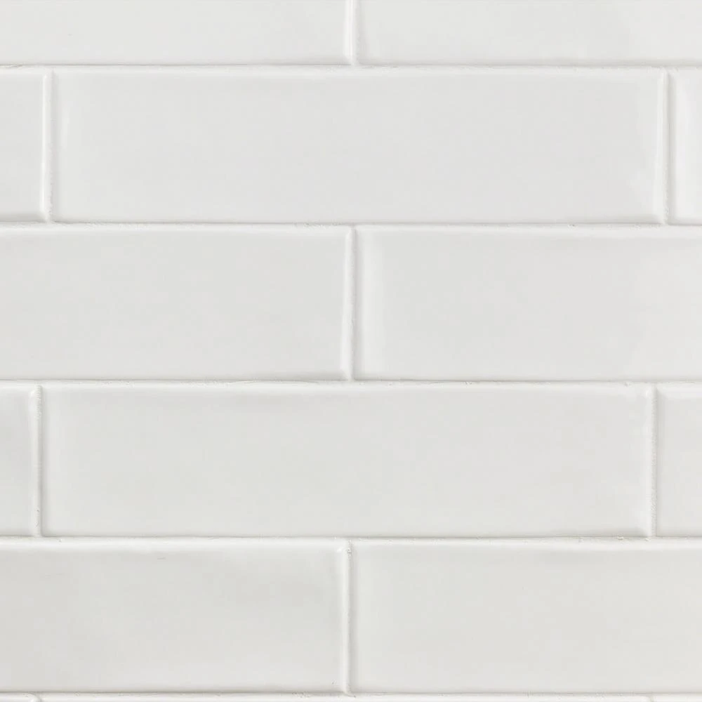Ivy Hill Tile Birmingham Bianco 3 In. X 12 In. 8mm Polished Ceramic Subway Tile (5.38 Sq. Ft. / Box) 4 Ivy Hill Tile Birmingham Bianco 3 In. X 12 In. 8mm Polished Ceramic Subway Tile (5.38 Sq. Ft. / Box) - Image 4