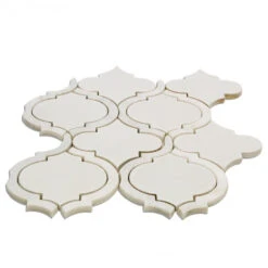 Divine Arabesque Glacier White 10 In. X 12 In. Glazed Ceramic Mosaic Tile (0.80 Sq. Ft. / Sheet) -Flooring Store 356e35b2 f1a1 4aea 9893 b218a3e8b971.52f9ec0eab0ba2f4aca8730d77bbfbd1 1800x1800