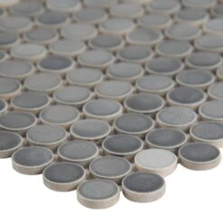 MSI Penny Round Grigio Mix 12.2 In. X 11.3 In. X 6 Mm Glossy Ceramic Mesh-Mounted Mosaic Tile (14.36 Sq. Ft. / Case) -Flooring Store 3ccf24a20a0ca44e6c547478f9f94ed9 1800x1800