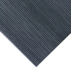 Rubber-Cal Corrugated Fine Rib 1/8 In. X 4 Ft. X 4 Ft. Rubber Runner
