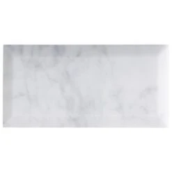 Ivy Hill Tile White Carrara Beveled 3 In. X 6 In. X 9mm Polished Marble Subway Tile (40 Pieces / 5 Sq. Ft. / Box) -Flooring Store 3d586f2626761badbe8ab87bfdb0f578 1800x1800