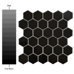 Merola Tile Metro Hex 2 In. Glossy Black 11-1/8"x12-5/8" X 7 Mm Porcelain Mosaic Tile (9.64 Sq. Ft. / Case) 22 Merola Tile Metro Hex 2 In. Glossy Black 11-1/8"x12-5/8" X 7 Mm Porcelain Mosaic Tile (9.64 Sq. Ft. / Case) -Flooring Store 3e7f51b3258d50c7d188ba1fe58e06b1 1800x1800