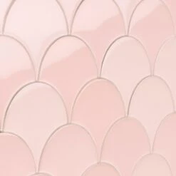 Bond Tile Riptide Rose 2.44 In. X 5 In. Fish Scale Polished Ceramic Wall Tile (48 Pieces 4.06 Sq. Ft. / Case) -Flooring Store 3f2d875c eab2 42b6 bdac 53c6eca16e6b.fbd20601e0cf5293ae1f8e28ac3878c3 1800x1800