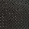 Diamond Deck 7.5 Ft. X 1 Ft. Black Textured PVC Flooring