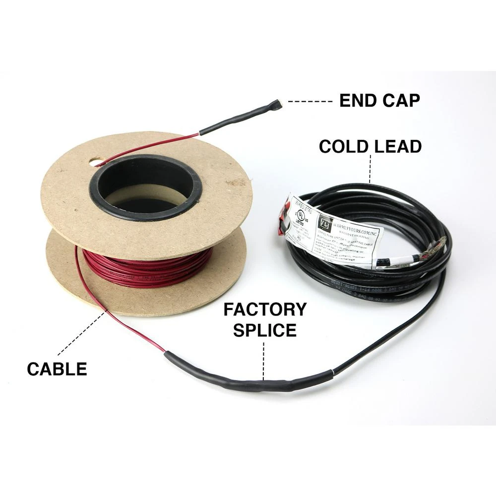 WarmlyYours 355 Ft. Cable System With Touch Screen Thermostat 2 WarmlyYours 355 Ft. Cable System With Touch Screen Thermostat - Image 2