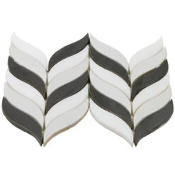 Divine Sprig Gunmetal 11.75 In. X 10.5 In. Marble And Ceramic Mosaic Tile (0.86 Sq. Ft.) -Flooring Store 4ea23a7e d3d8 4b05 847e f1dd9c848e22.bbacbf3a1c09ad5ad94d9c020ef10021 1800x1800