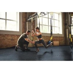 Norsk Shock Absorbent 25.2 In. X 25.2 In. X 0.70 In. Gym Tiles - Black/White Fleck (4-Pack) -Flooring Store 52e9a8842665626134ab119964355299 1800x1800