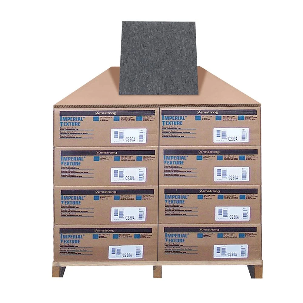 Armstrong Standard Excelon Imperial Texture Charcoal Black 12 In. X 12 In. Standard Vinyl Composition Tile (1080 Sq. Ft. / Pallet) 1 Armstrong Standard Excelon Imperial Texture Charcoal Black 12 In. X 12 In. Standard Vinyl Composition Tile (1080 Sq. Ft. / Pallet)