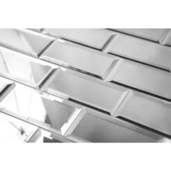 ABOLOS Reflections Silver Straight Edge 3 In. X 12 In. Glass Mirror Subway Wall Tile (14 Sq. Ft. / Case) -Flooring Store 5899fd41414697d7928e2e9ddcfd5164 1800x1800