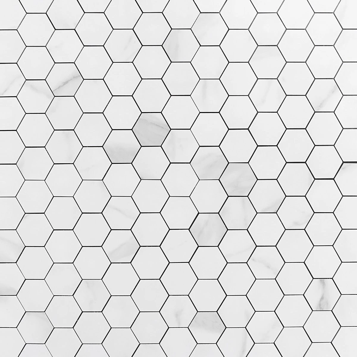 Bond Tile Easy Luxe Hex Calacatta 11.61 In. X 11.81 In. SPC Peel And Stick Tile (0.95 Sq. Ft. / Sheet) 1 Bond Tile Easy Luxe Hex Calacatta 11.61 In. X 11.81 In. SPC Peel And Stick Tile (0.95 Sq. Ft. / Sheet)