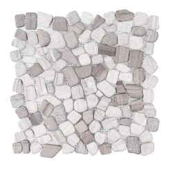 Jeffrey Court Bailey Grey Pebble 12 In. X 12 In. X 10 Mm Honed Natural Stone Mosaic Wall/Floor Tile -Flooring Store 633e70232fc9be2d1a31a0ad87414bf5 1800x1800