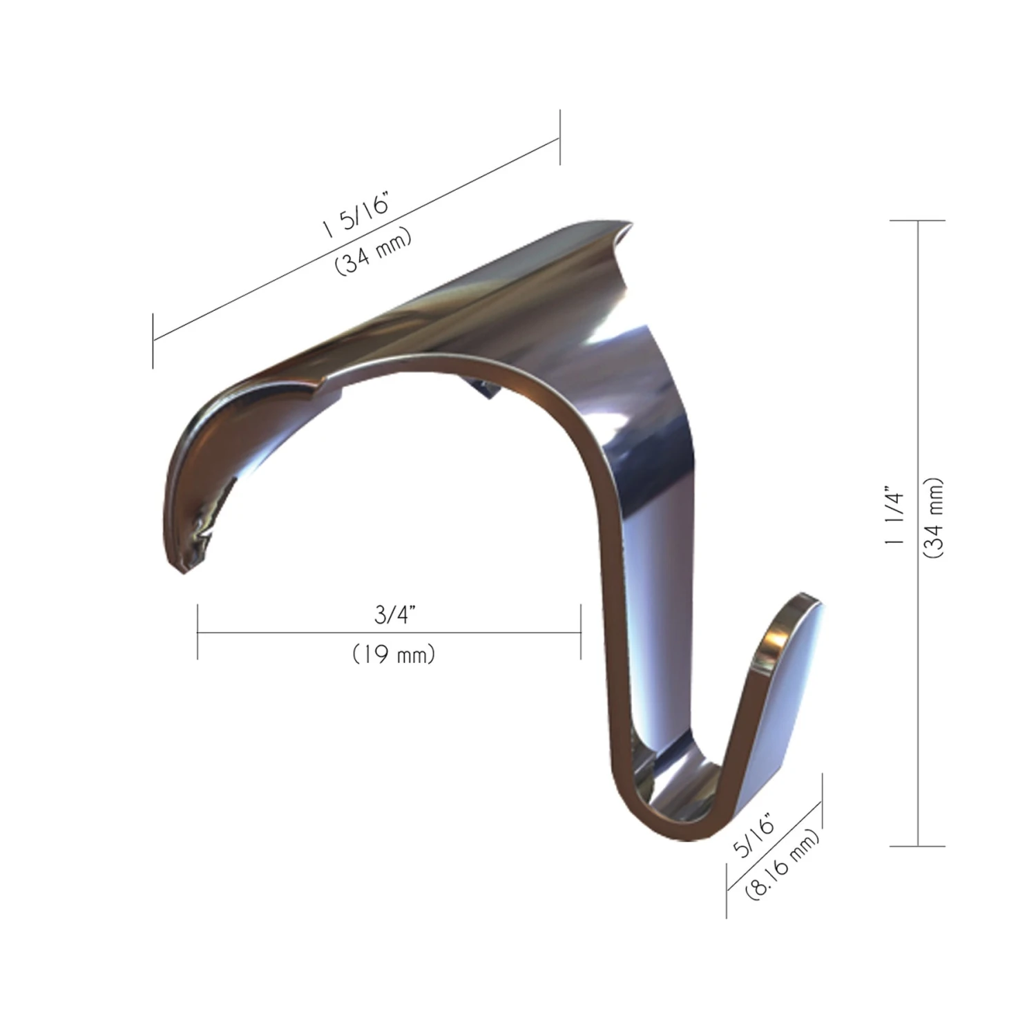 10 Pack SHADES Molding Hook Kit With Perlon Cord And Zipper (White, 59" Perlon Cord) 2 10 Pack SHADES Molding Hook Kit With Perlon Cord And Zipper (White, 59" Perlon Cord) - Image 2