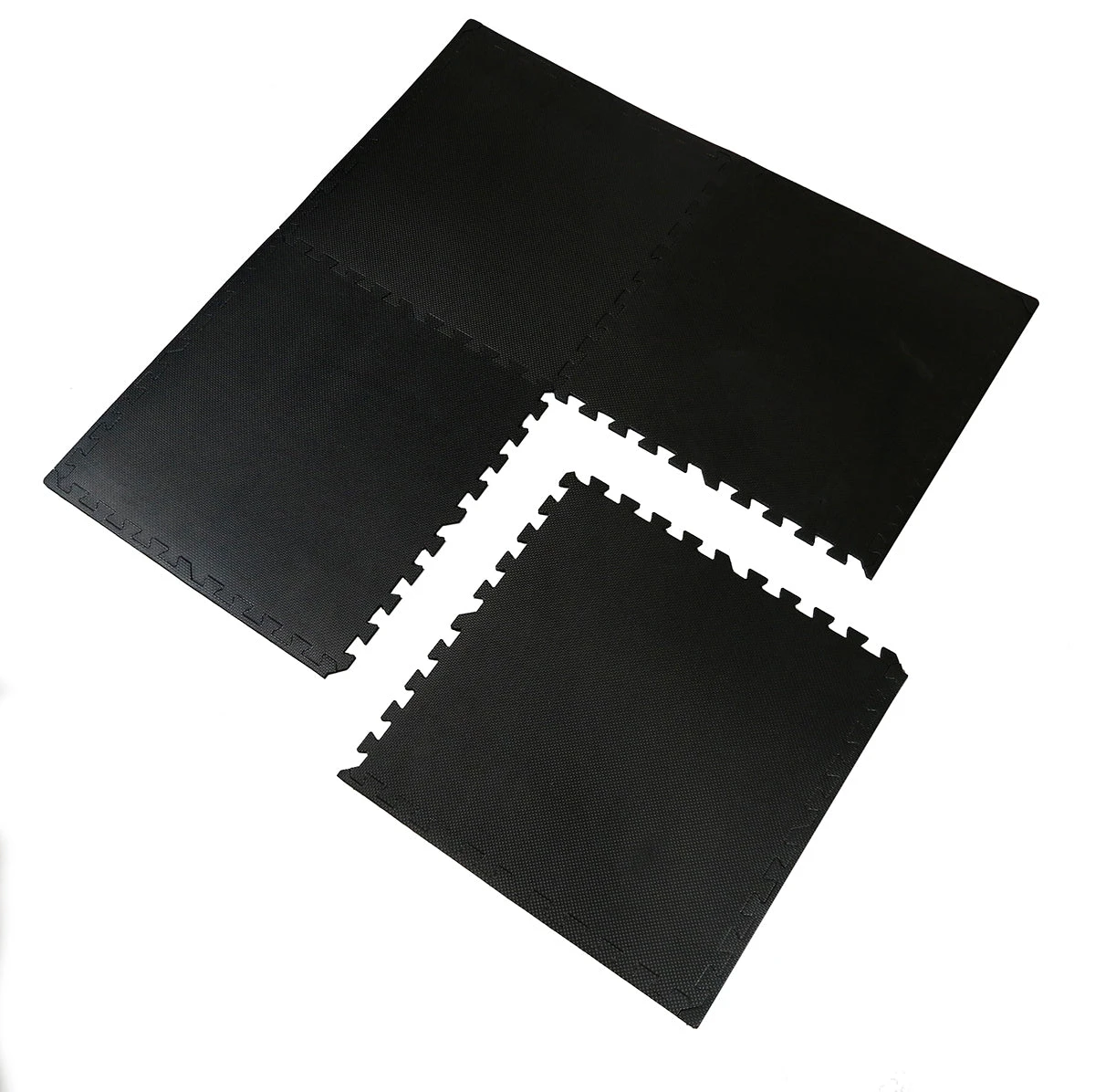 Xspec 3/8" Thick 100 Sq Ft EVA Foam Floor Exercise Gym Mats 25 Pcs, Black | 1 YEAR LIMITED WARRANTY 5 Xspec 3/8" Thick 100 Sq Ft EVA Foam Floor Exercise Gym Mats 25 Pcs, Black | 1 YEAR LIMITED WARRANTY - Image 5