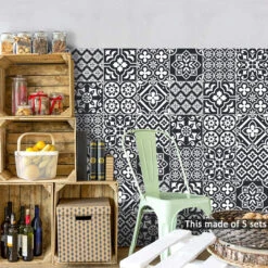 Goory 10 Pcs Moroccan Style Tile Sticker Backsplash Peel & Stick Kitchen Tile Decal, 8x8 Inches. 13 Goory 10 Pcs Moroccan Style Tile Sticker Backsplash Peel & Stick Kitchen Tile Decal, 8x8 Inches. -Flooring Store 6b922196 29b2 4b02 b91a 04f3436c35d3.b95847ad874ea959c2f6837de3b1e3b6 1800x1800