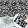 UKAP 10Pcs Mosaic Pattern Waterproof Wall Tile Stickers Peel And Stick Tile Kitchen Backsplash Wallpaper Sticker 15x15cm/20x20cm