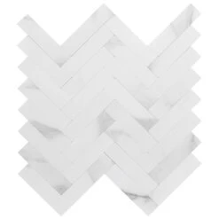 Bond Tile Easy Luxe Herringbone Calacatta 10.31 In. X 10.31 In. SPC Peel And Stick Tile (0.73 Sq. Ft. / Sheet) -Flooring Store 7a2a38cd 63f2 4d9c a7d0 e5d562cac47e.f3ef8690f71eee02d6aff417a7fb2219 1800x1800