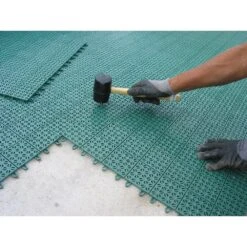 Blue Regenerated 22 In. X 22 In. Polypropylene Interlocking Floor Mat System (Set Of 12 Tiles) -Flooring Store 7c701277c2e4a8cf28fa9f2174bc6ec4 376a7299 c940 48d2 90a9 927b0a160e55 1800x1800