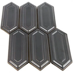 Divine Gunmetal Hexagon 9.5 In. X 15.5 In. Glazed Ceramic Mosaic Tile (1.02 Sq. Ft. / Sheet) -Flooring Store 7f84a918 ffbb 4cf9 8b90 30d34aac9982.c7eee6843f5076d2cdd1da705c56e772 1800x1800