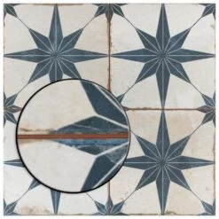 Merola Tile Kings Star Blue 17-5/8"x17-5/8" Ceramic F/W Tile -Flooring Store 815281ba0d2515aac522196fcf6a9b9c 1800x1800