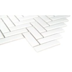 MSI Retro Bianco Herringbone 12.2 In. X 10.83 In. X 6mm Glossy Porcelain Mesh-Mounted Mosaic Tile (13.8 Sq. Ft. / Case) 10 MSI Retro Bianco Herringbone 12.2 In. X 10.83 In. X 6mm Glossy Porcelain Mesh-Mounted Mosaic Tile (13.8 Sq. Ft. / Case) -Flooring Store 87fc8d2258570dc6d99b409418e271f7 1800x1800