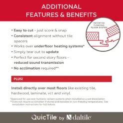 Daltile QuicTile 12 In. X 24 In. Cliff Stone Matte Color Body Porcelain Locking Floor Tile (9.6 Sq. Ft. / Case) -Flooring Store 8cb59e6d188586132ab72479f5aec226 0aa9275d eb31 48f3 9023 82705a7f5187 1800x1800