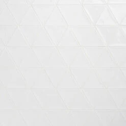 Bond Tile Thames Triangle White 5 In. X 4 In. Glazed Ceramic Wall Tile (30 Pieces 2.47 Sq. Ft. / Box)