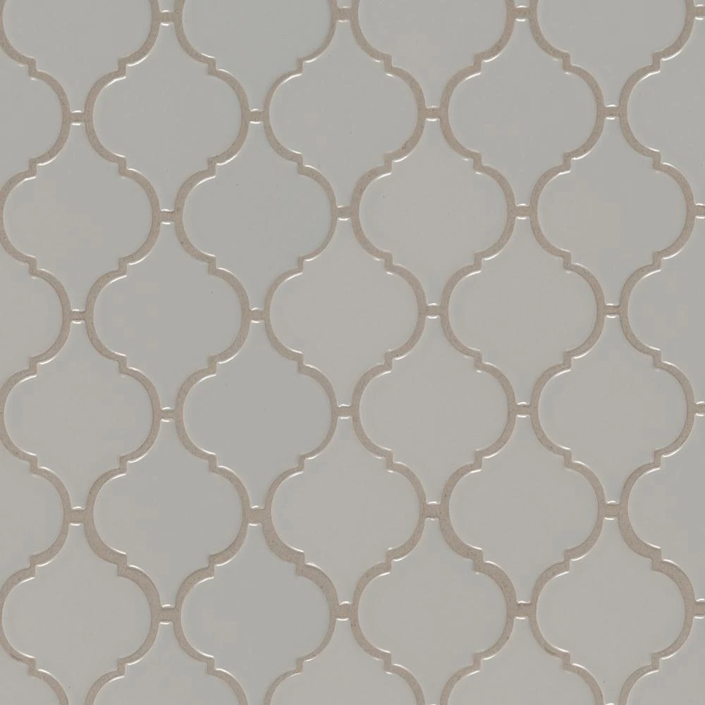 MSI Retro Bianco Arabesque 10.63 In. X 8.84 In. X 6mm Matte Porcelain Mesh-Mounted Mosaic Tile (10.95 Sq. Ft. / Case) 9 MSI Retro Bianco Arabesque 10.63 In. X 8.84 In. X 6mm Matte Porcelain Mesh-Mounted Mosaic Tile (10.95 Sq. Ft. / Case) - Image 9