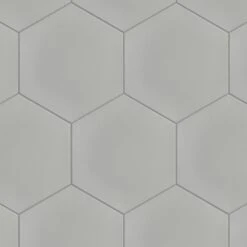 Merola Tile Textile Hex Silver 8-5/8 In. X 9-7/8 In. Porcelain Floor And Wall Tile (11.56 Sq. Ft. / Case) -Flooring Store a2417953adb5523fb75585c9c0f5713f 1800x1800