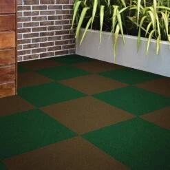 Foss Peel And Stick Grizzly Grass 24 In. X 24 In. Pecan Artificial Grass Carpet Tiles (15-Pack) -Flooring Store a4143488619b07c000930e55c1cbe4a6 1800x1800